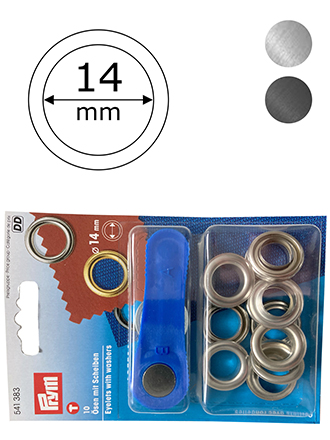 10 Metallösen 14mm