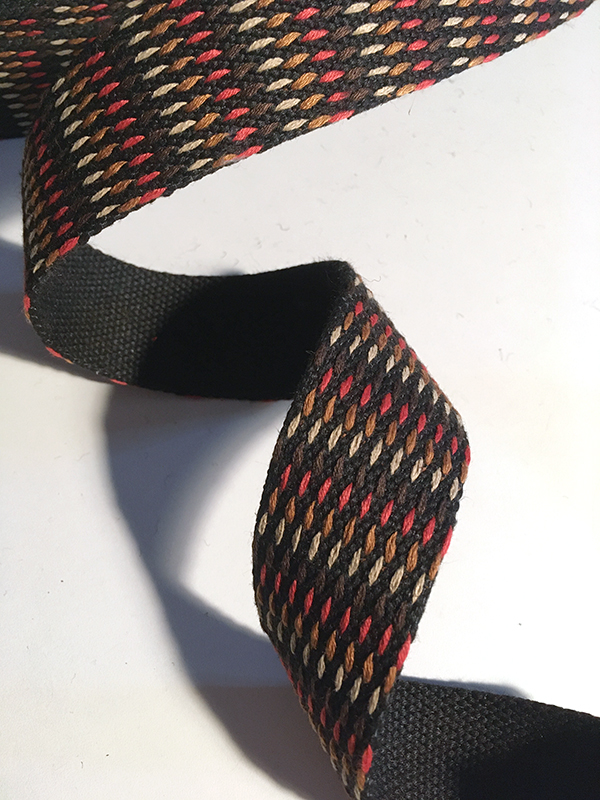 Gurtband, Muster, doppelt gewebt - als Meterware online kaufen, Nähzubehör-Bänder-Gurtband