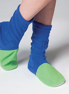 Fleece-Socken