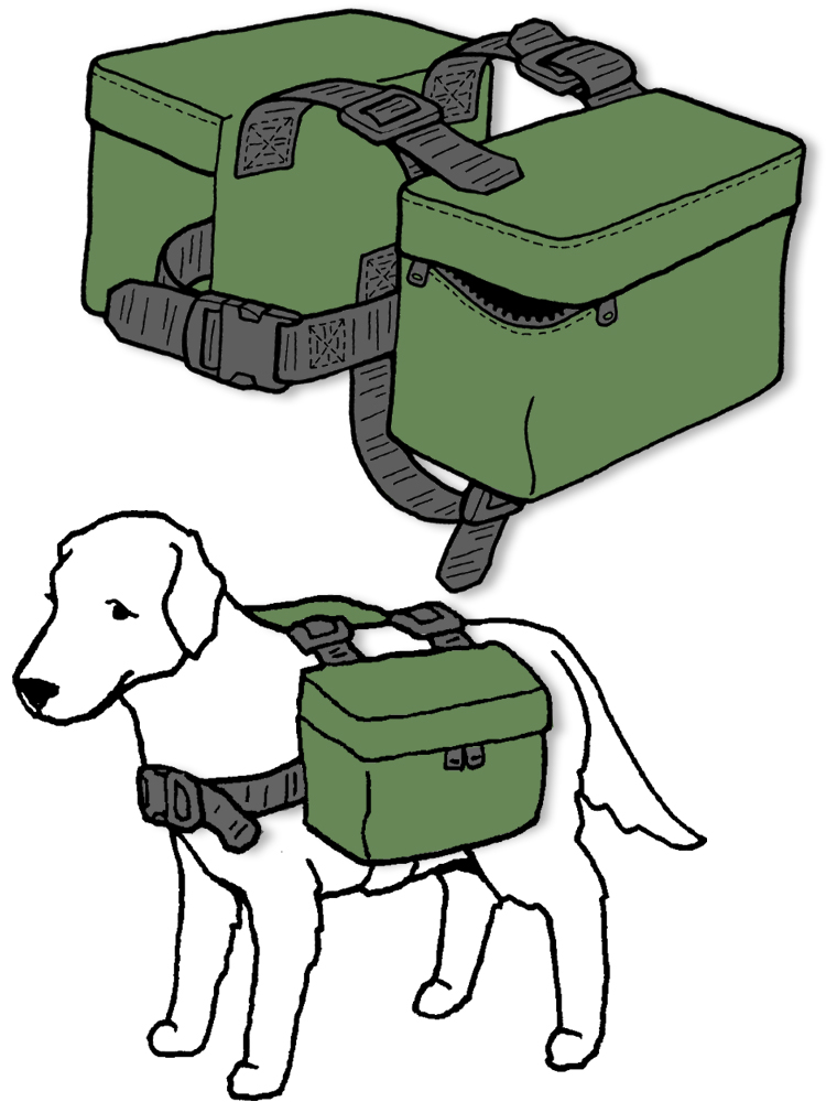Hunde Packtaschen 2