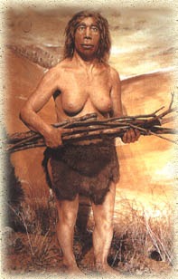 Neandertalerin (Dermoplastik)