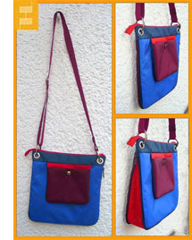 Handtasche 'zipp'