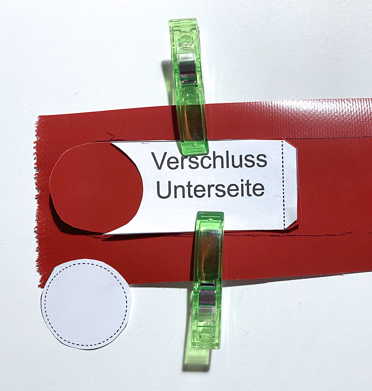 Schbalone auflegen Schablone auflegen