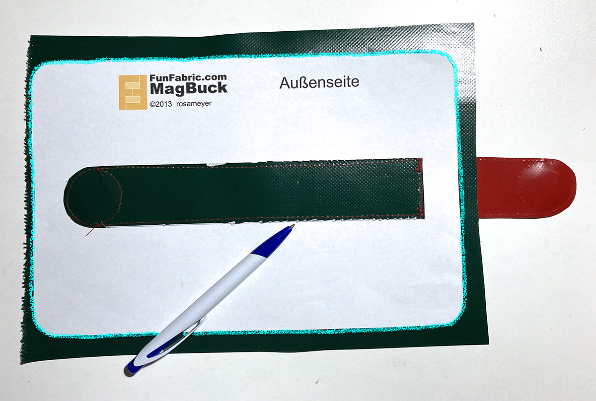 Außenseite anzeichnen Außenseite anzeichnen
