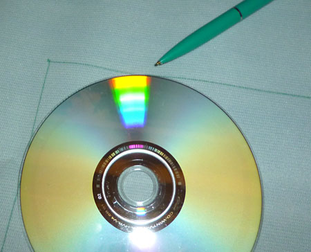 Ecken abrunden mit Hilfe einer CD Ecken abrunden