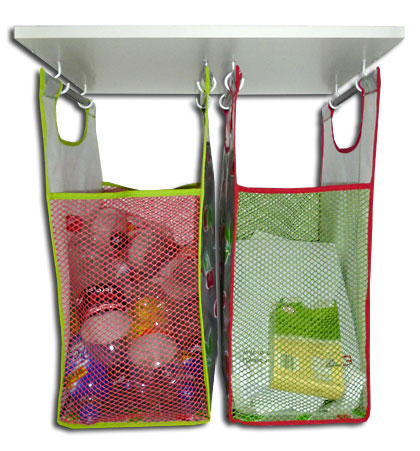 Recyclingtaschen im Schrank Sammeltaschen