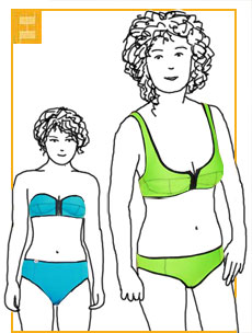 Bikini aus Neopren