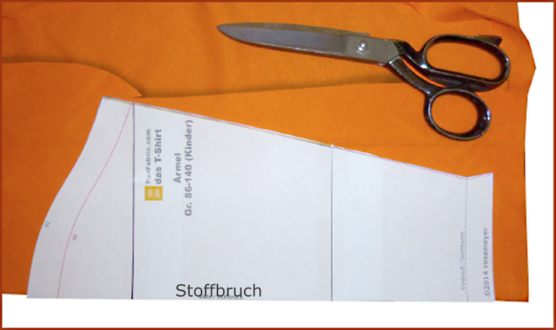 Ärmel zuschneiden
