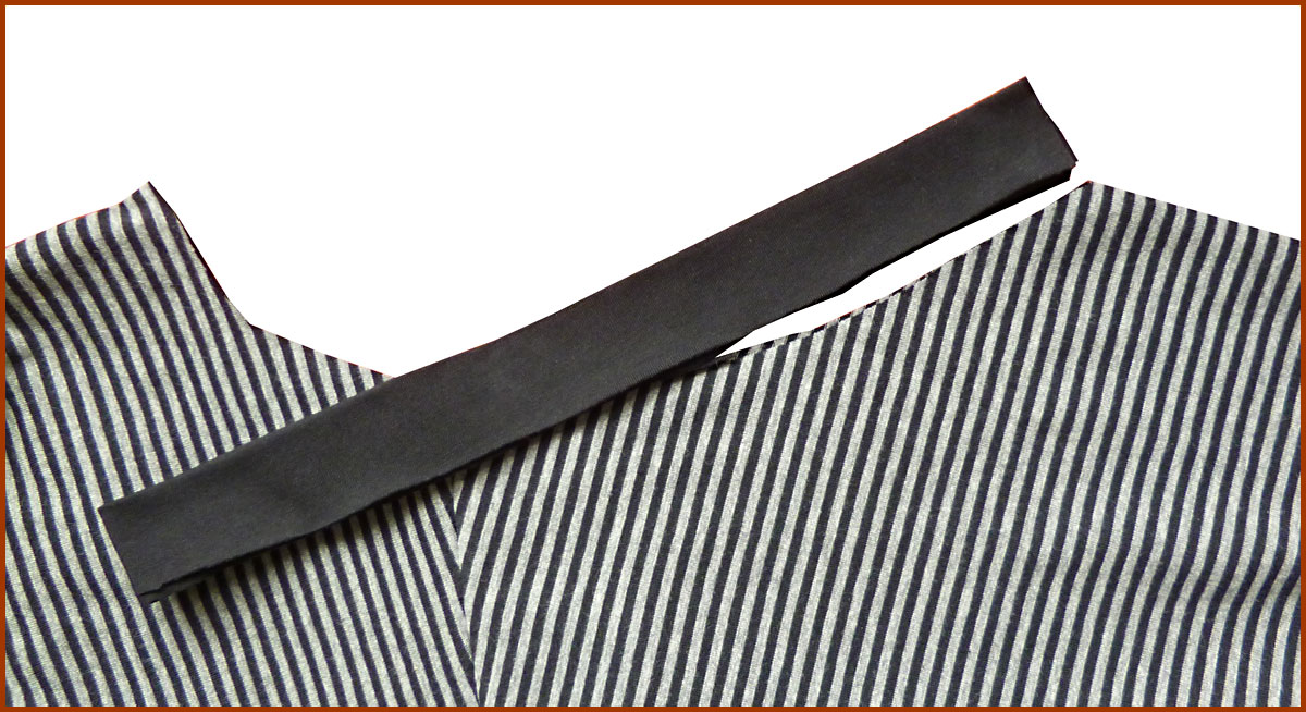 Halsbündchen abmessen