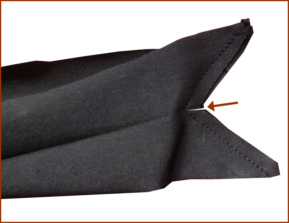 Halsbündchen zusammen nähen