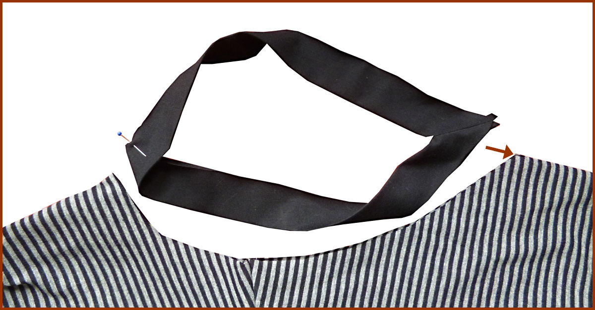 Halsbündchen bügeln