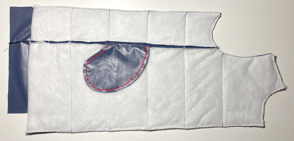 Taschenbeutel zusammen nähen Taschenbeutel zusammen nähen