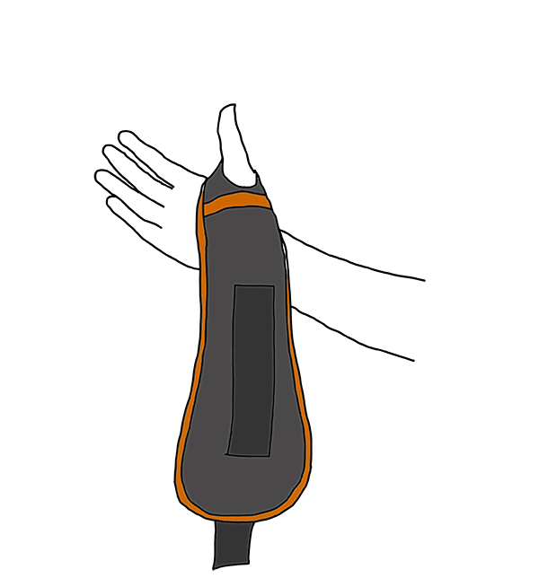 So funktioniert die Neopren-Bandage fürs Handgelenkt von FunFabric