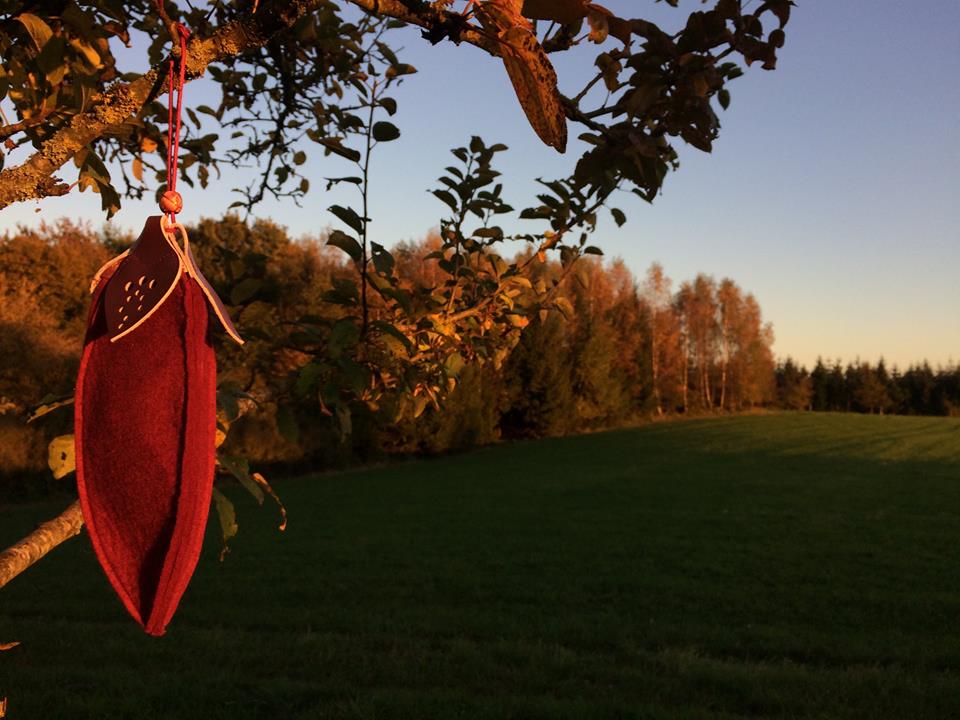 Brillenetui aus Wollfilz