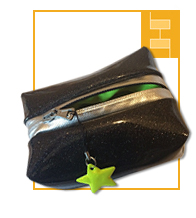 Kleines Etui mit Reißverschluss