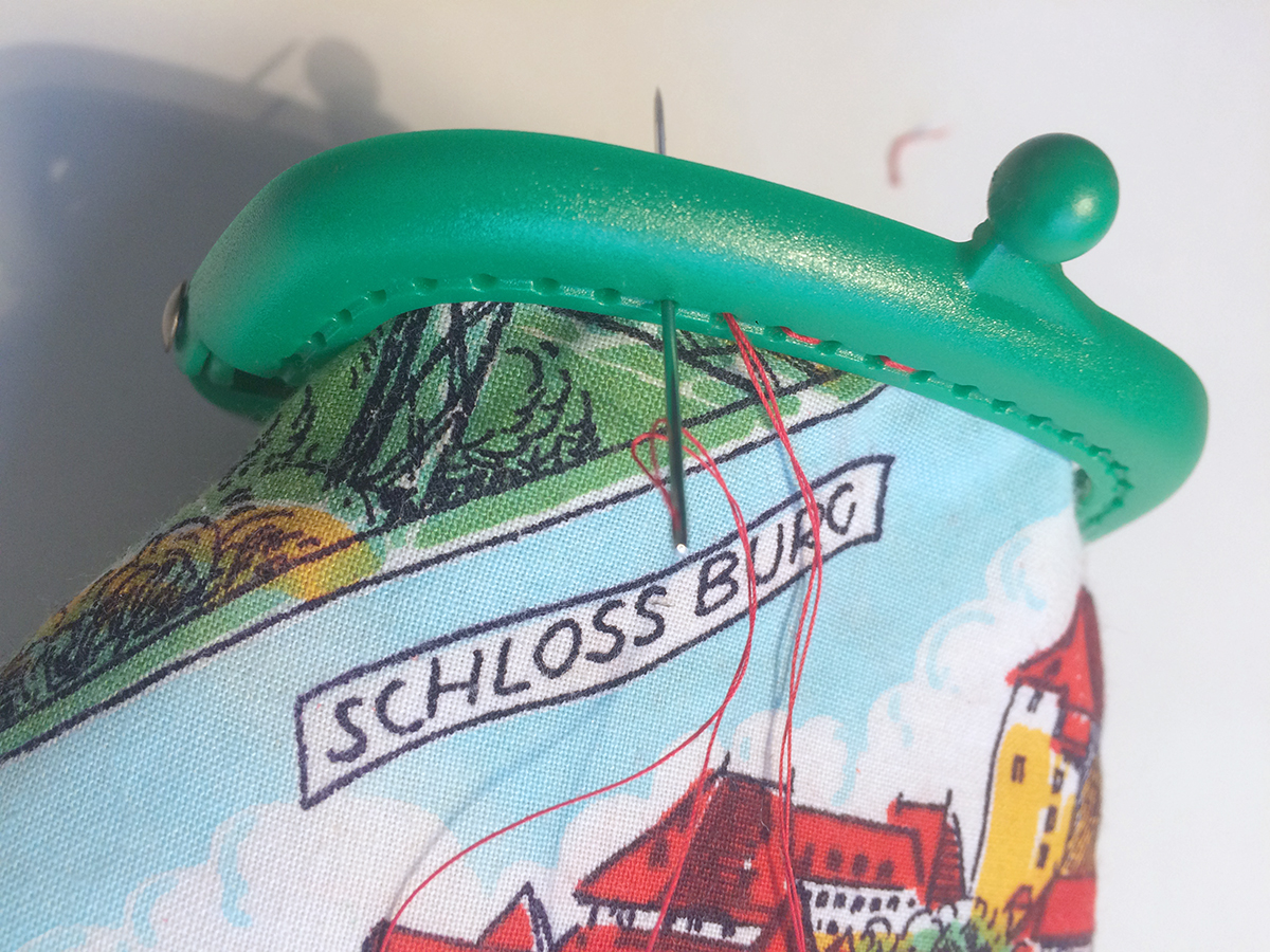 Knipsverschluss annähenn