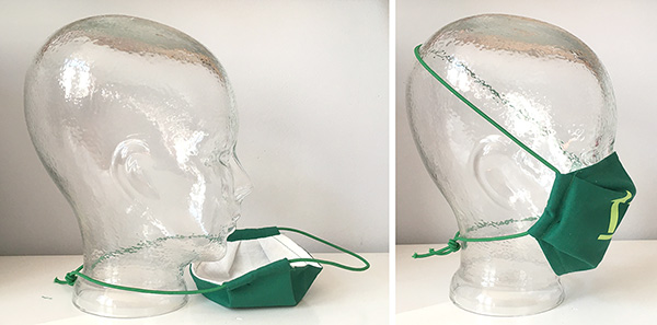 Maske mit Kopfgummi Maske mit Kopfgummi