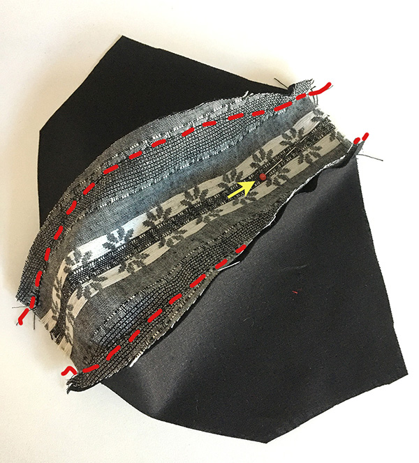 Maske zusammennähen Maske zusammen nähen