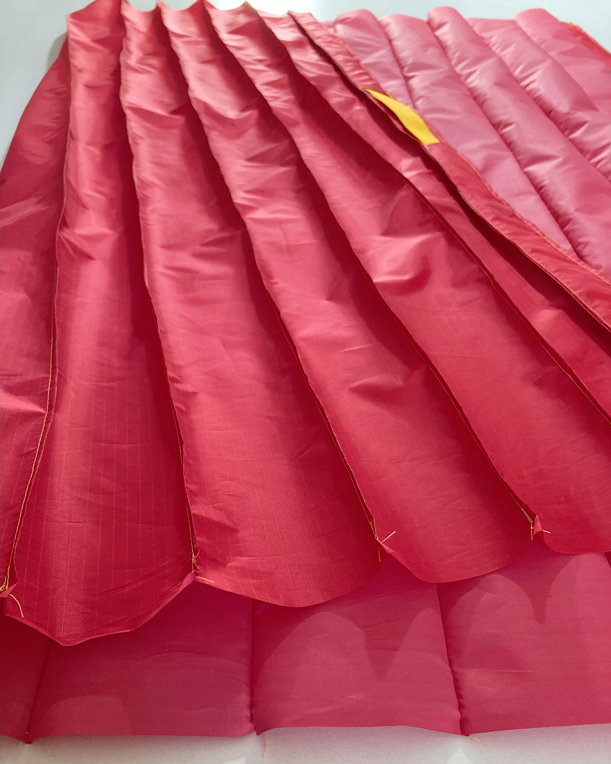 Alle Falten absteppen