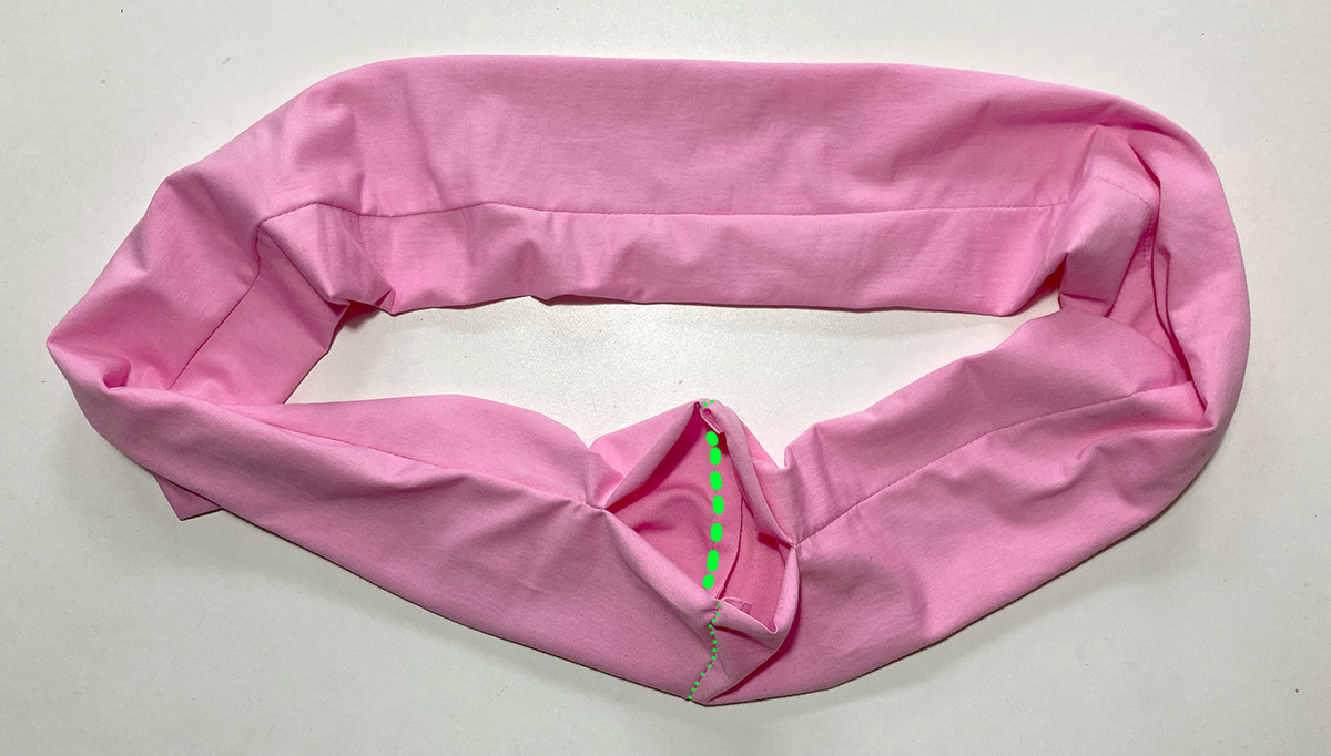 Streifen zum Ring schließen