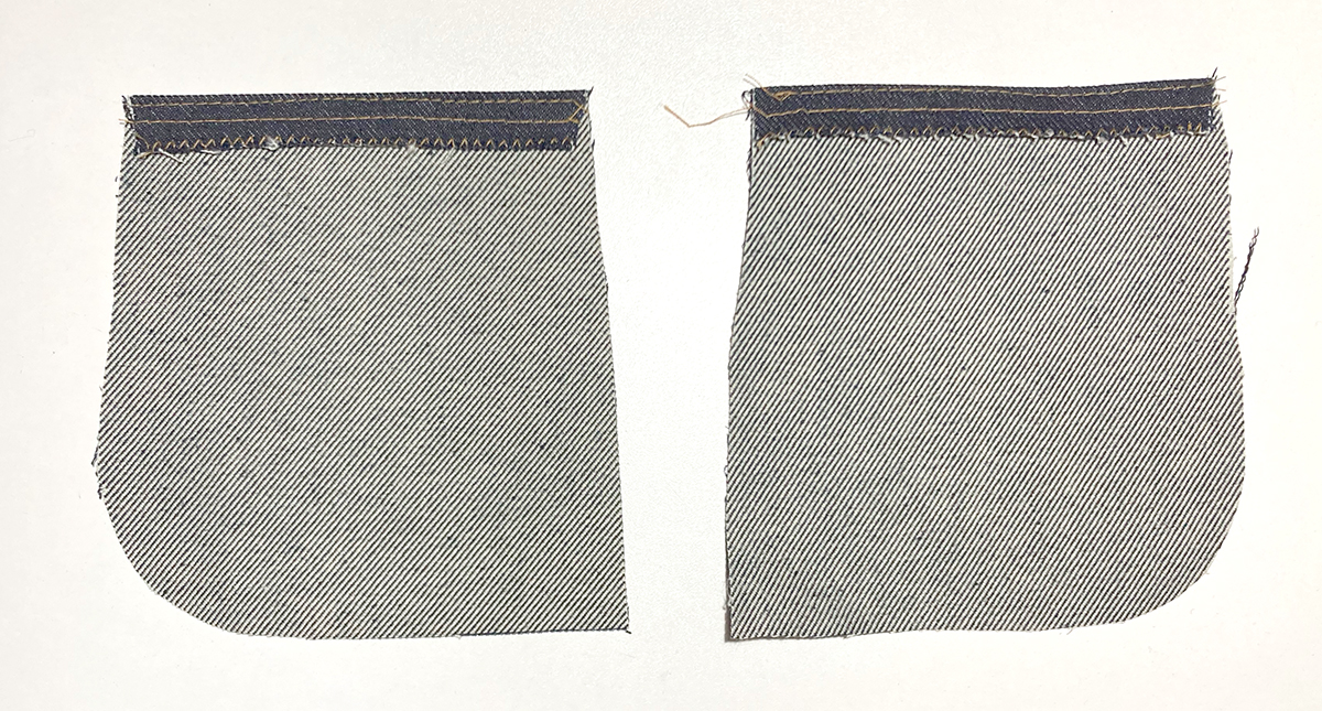 Taschen säumen