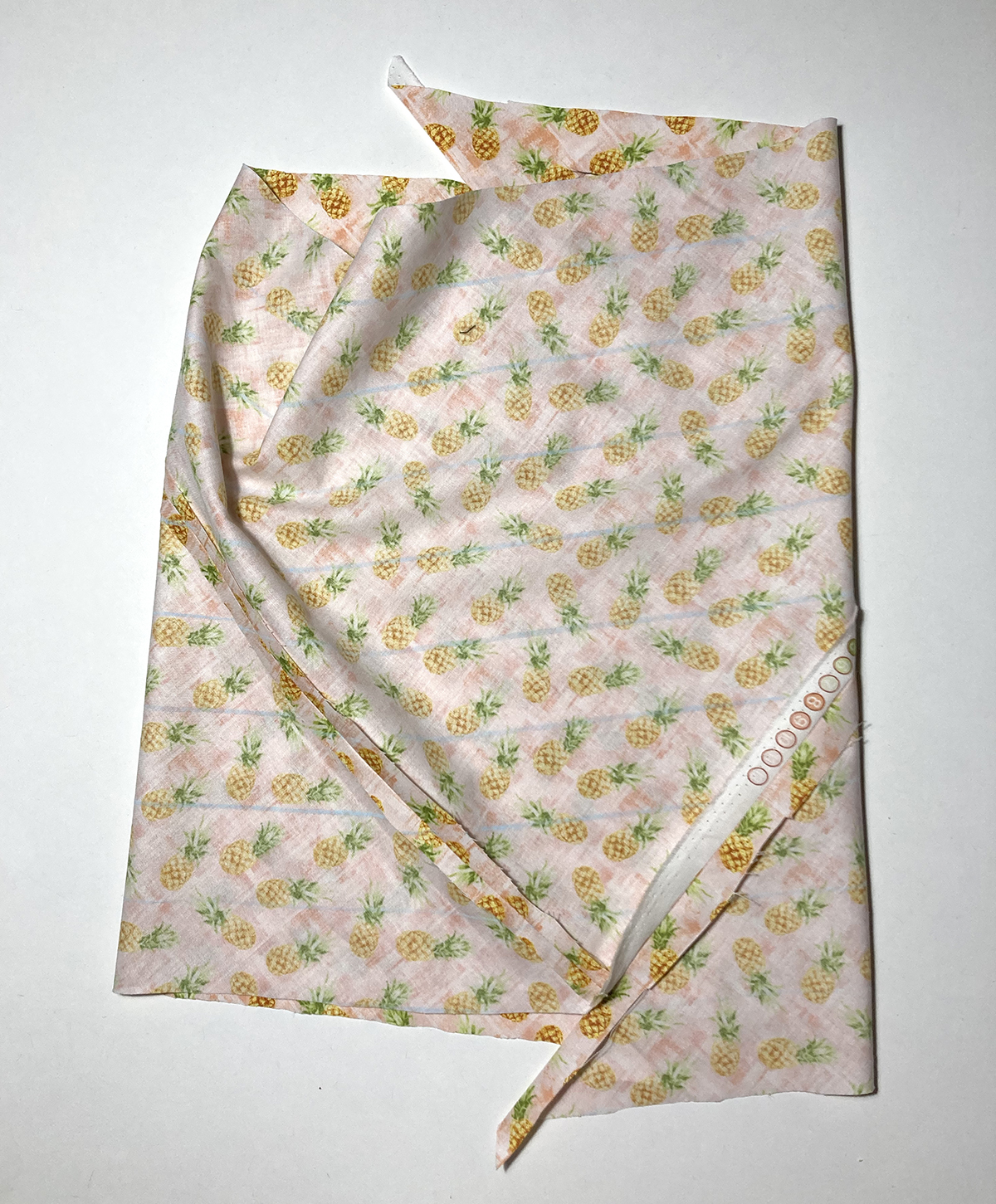 Nahtzugaben auseinander bügeln