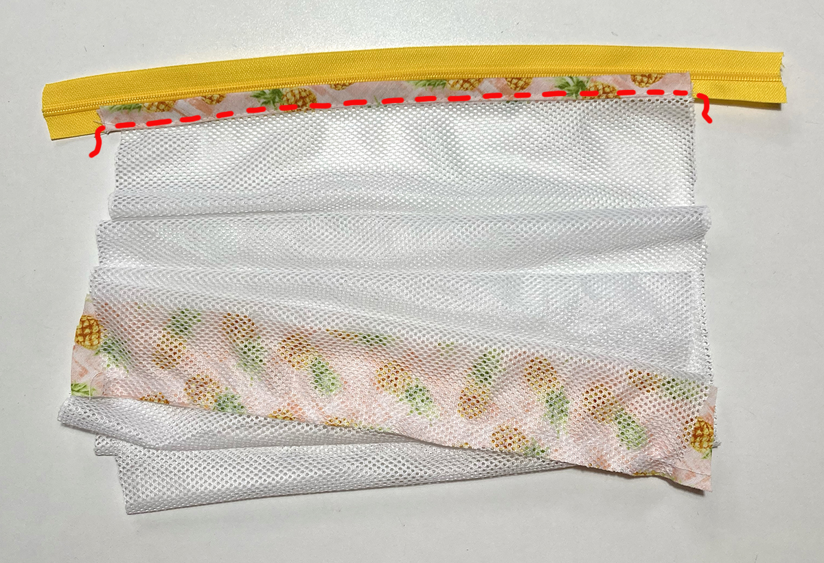 Reißverschluss fest nähen