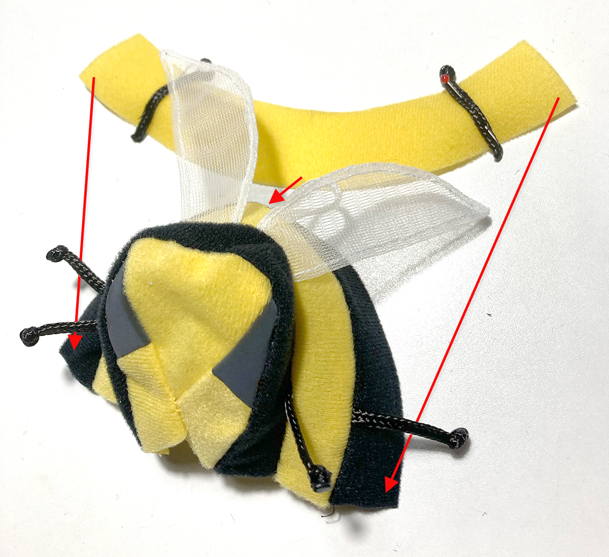 Biene nähen