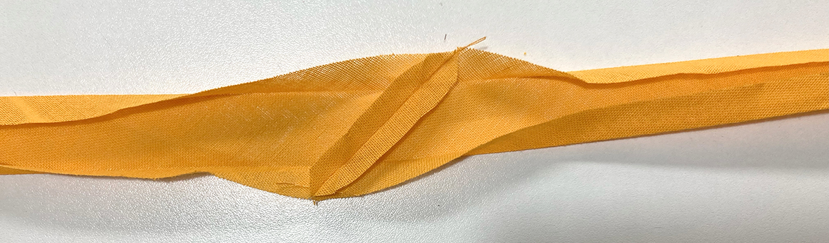 Schrägband bügeln