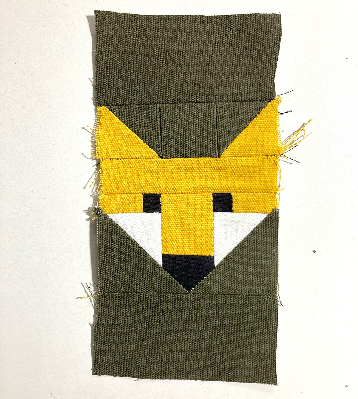 Ober- und Unterseite annähen