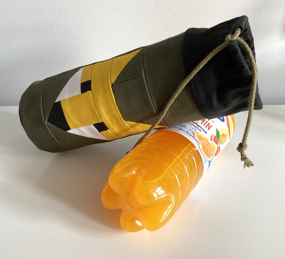 Flaschenhülle mit Fuchs