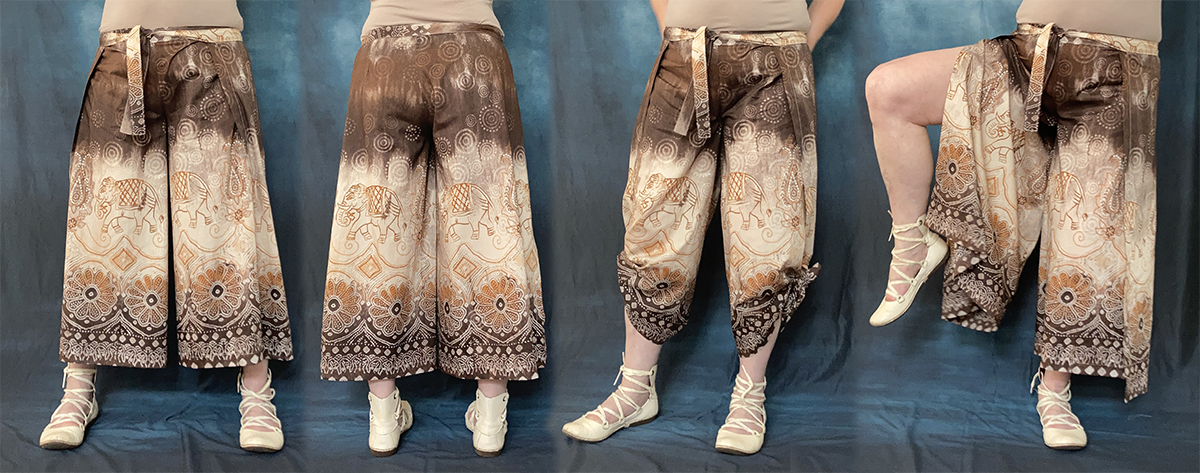 die Wickelhose für Frauen