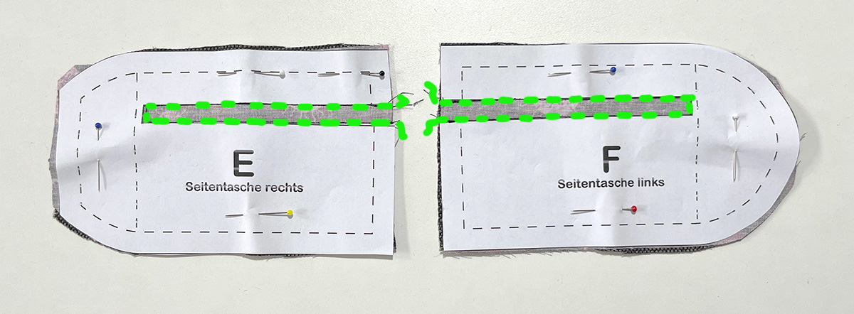 Schlitze nähen