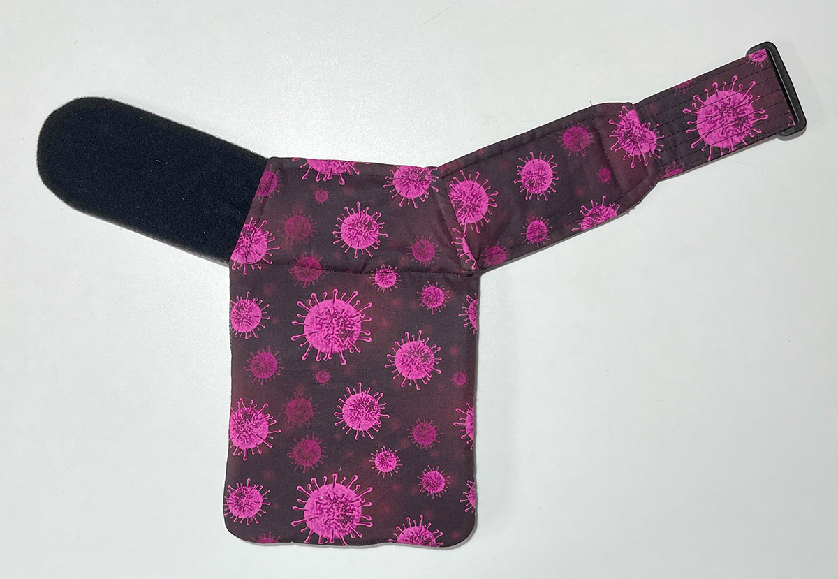 Rückseite der Bauchtasche