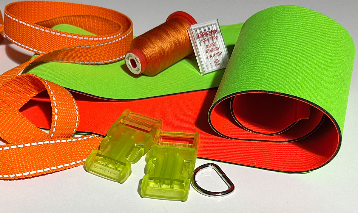 Material für das Hundegeschirr