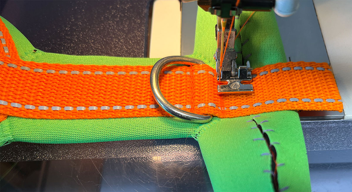 D-Ring annähen