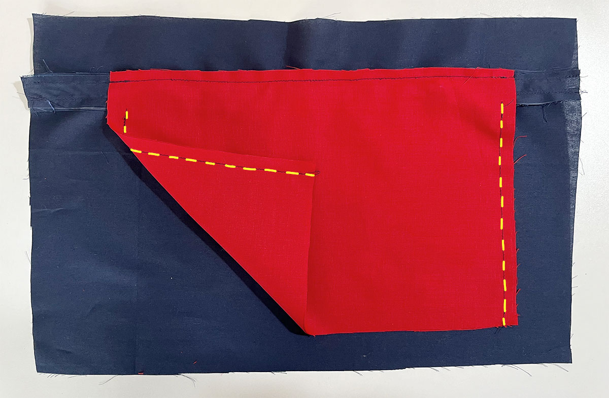 Taschenbeutel absteppen