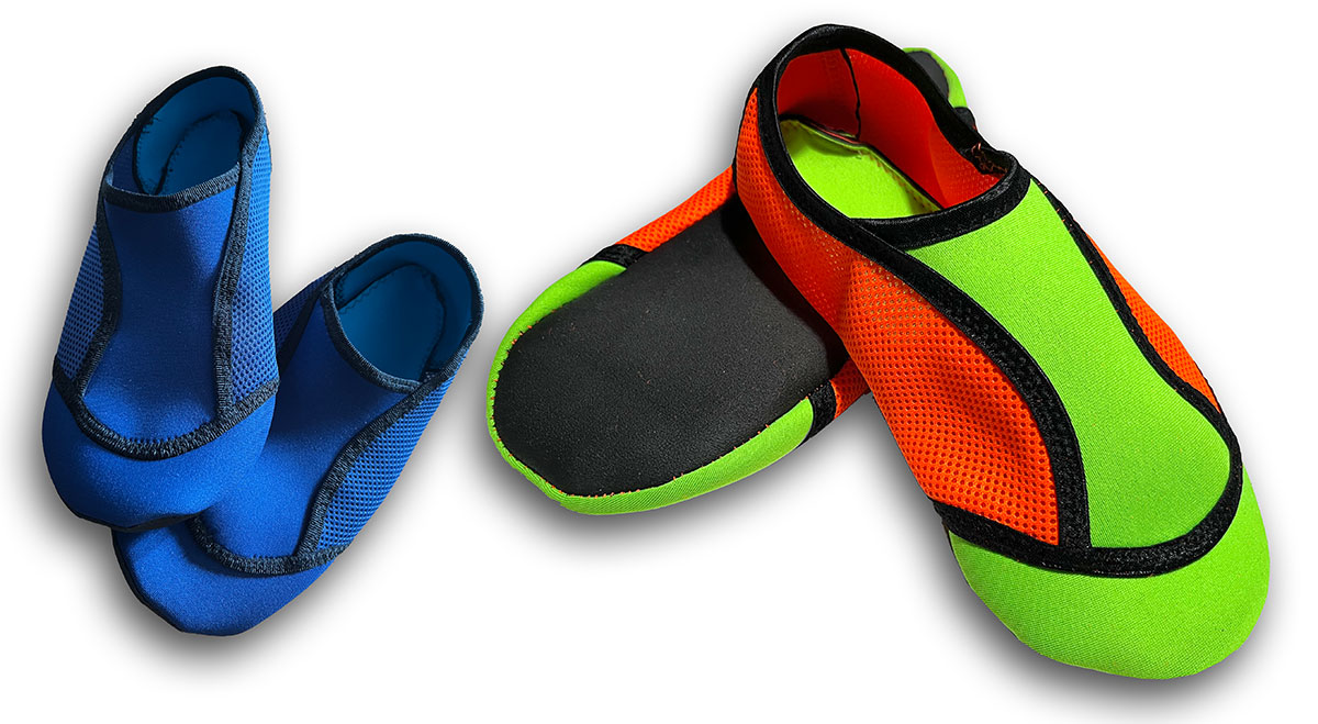 Badeschuhe aus Neopren selber nähen