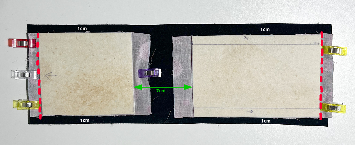 Klettvelour zuschneiden