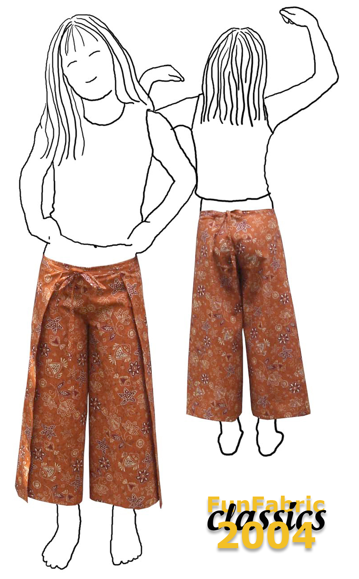 Wickelhose für Teenager nähen