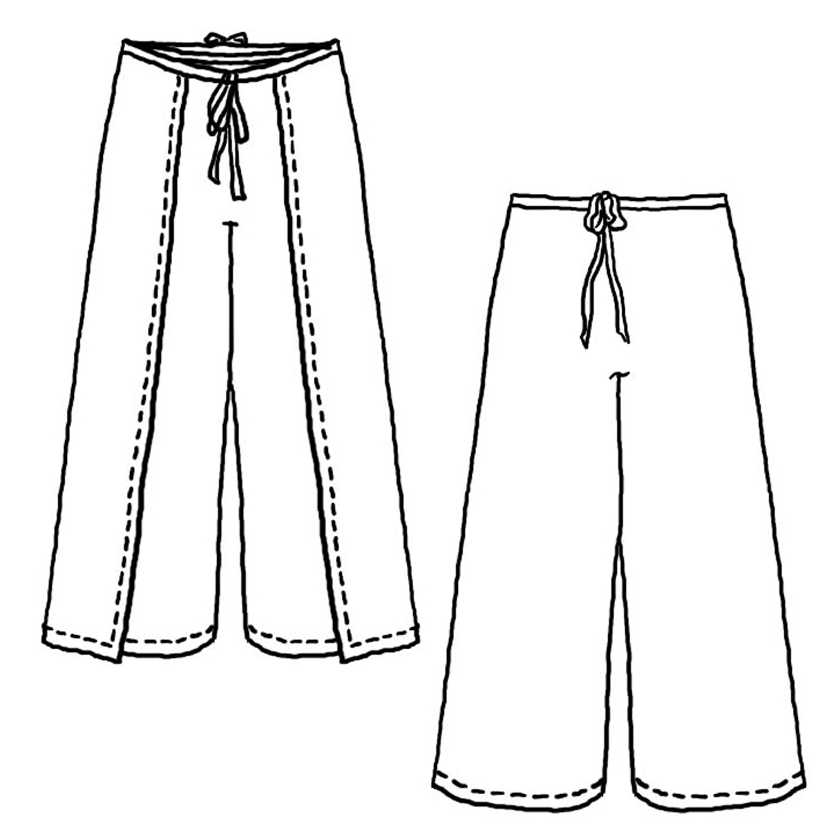 Wickelhose für Teenager nähen