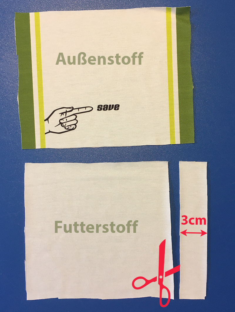 Mittelnaht schließen