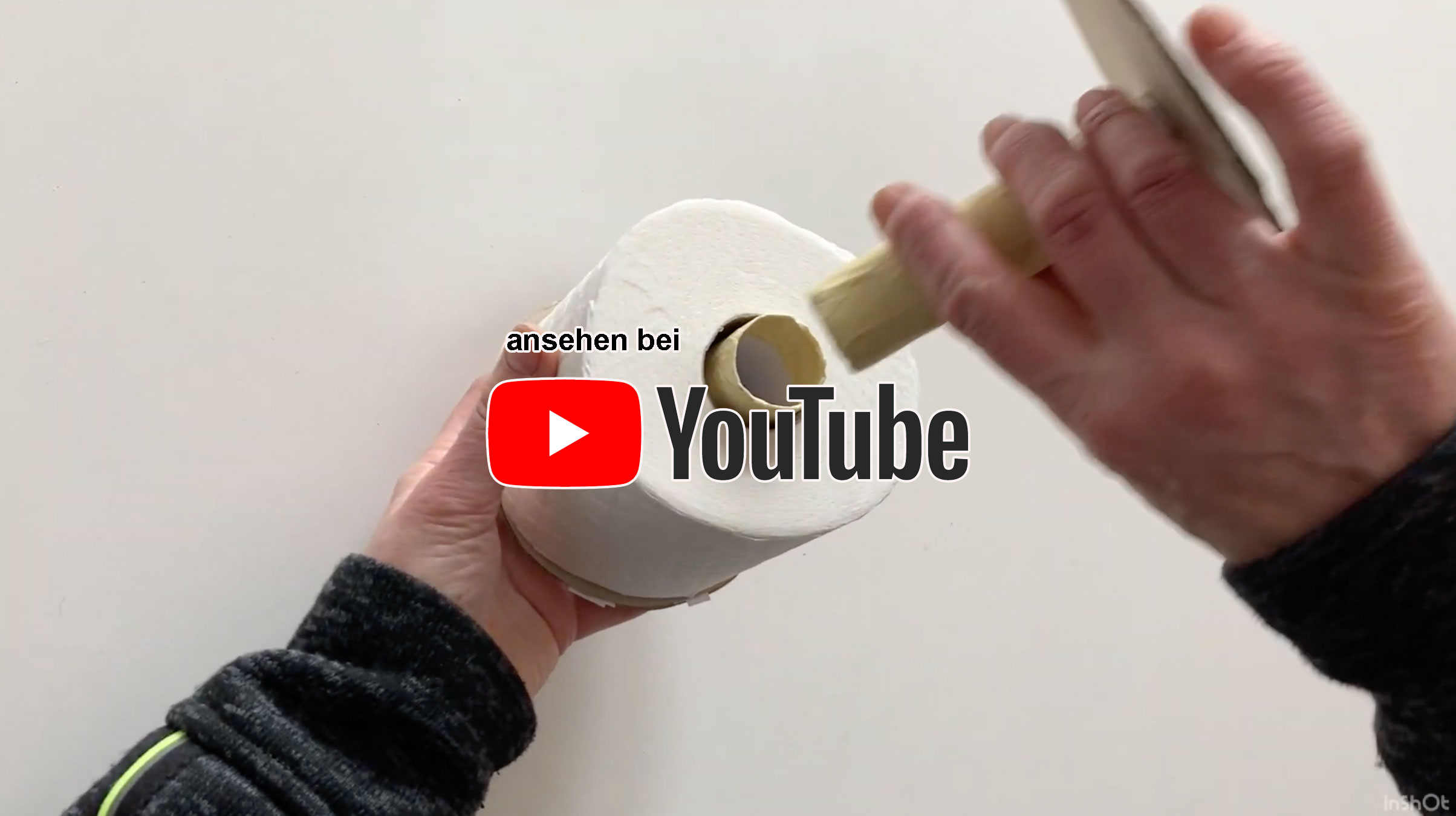 Abrollunterstützungsvorrichtung für die tolle Rolle