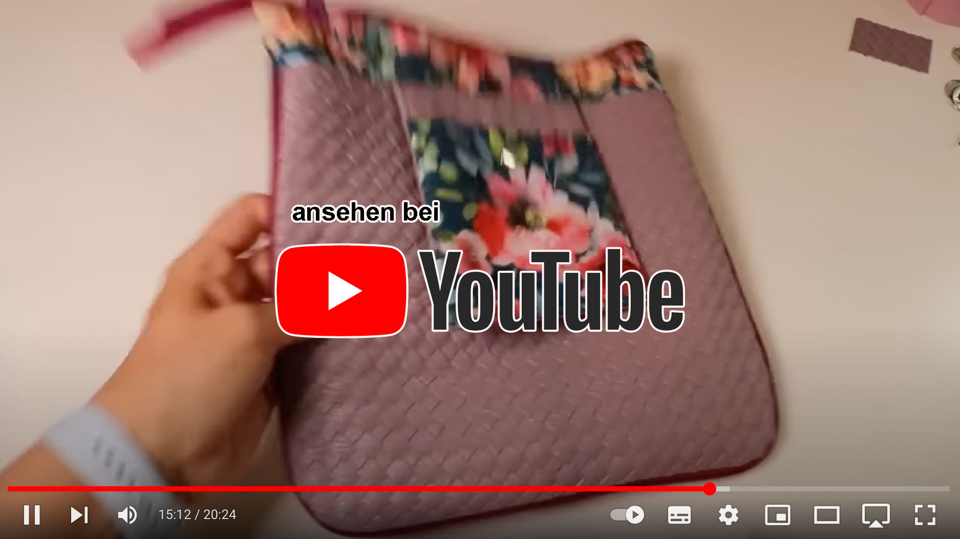 Video Handtasche Zipp
